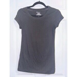 No Boundaries Plain Black Tee Size S